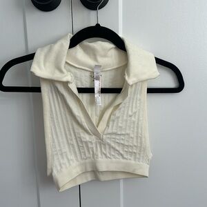 Free People collared top size Small